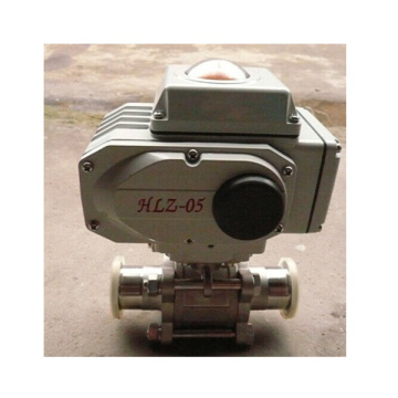 Electric Stainless Steel Sanitary Ball Valve with Clamp End